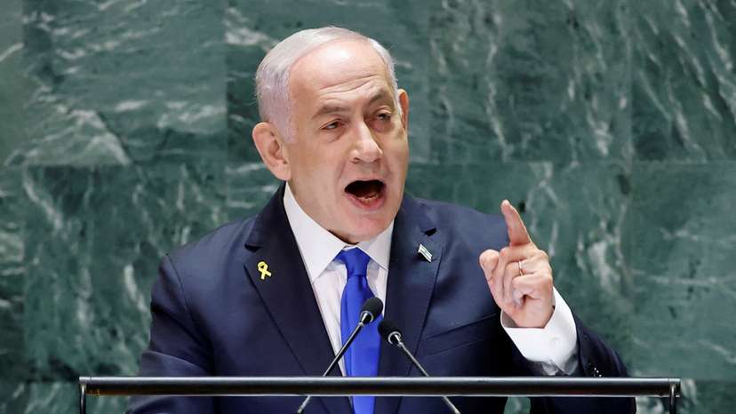 FILE PHOTO: World leaders take part in the 79th annual U.N. General Assembly high-level debate