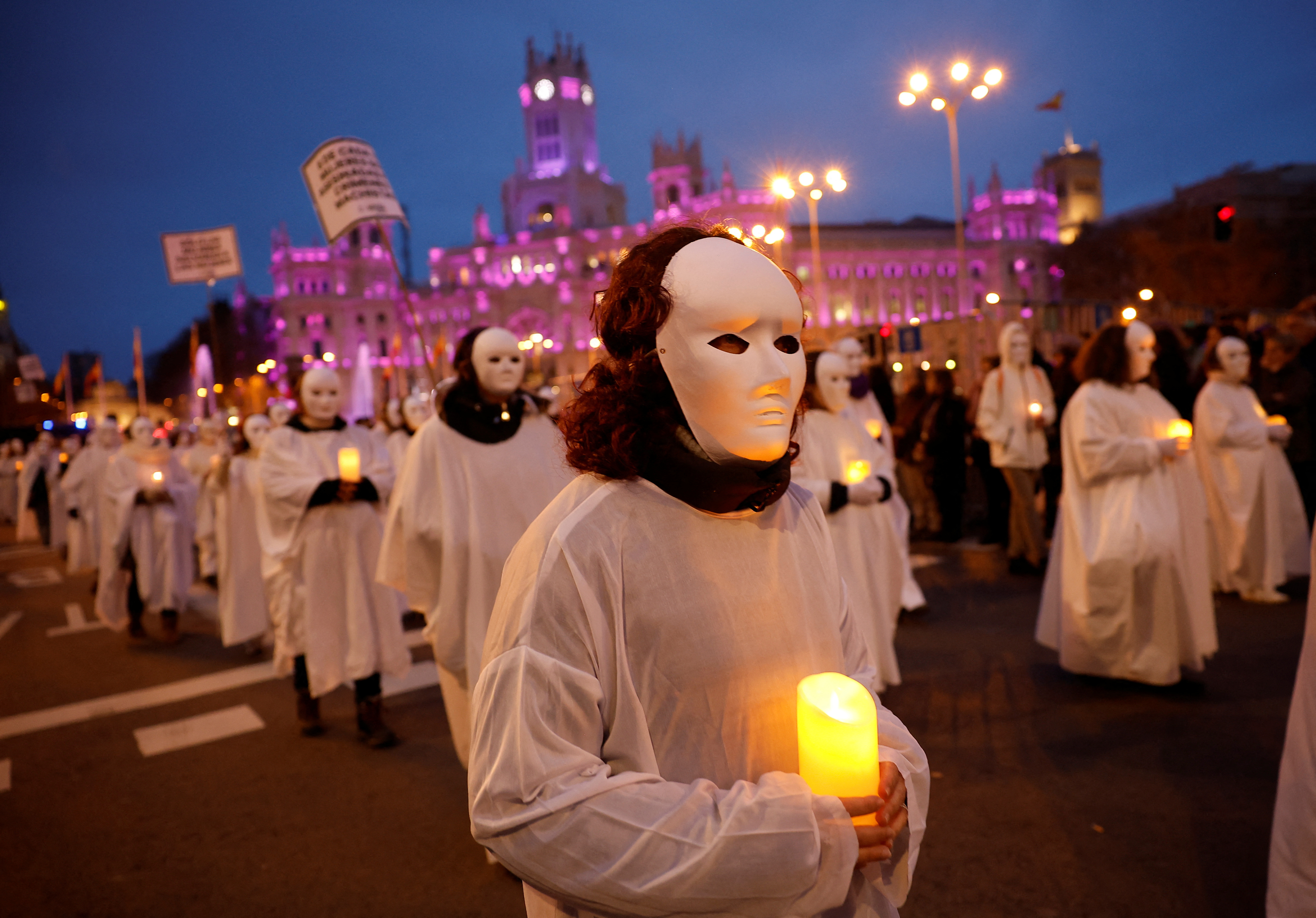 International Women's Day protest in Madrid