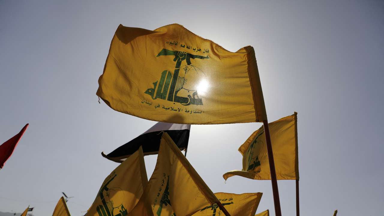Protesters rally to show support to Palestinians and Hezbollah, in Sanaa