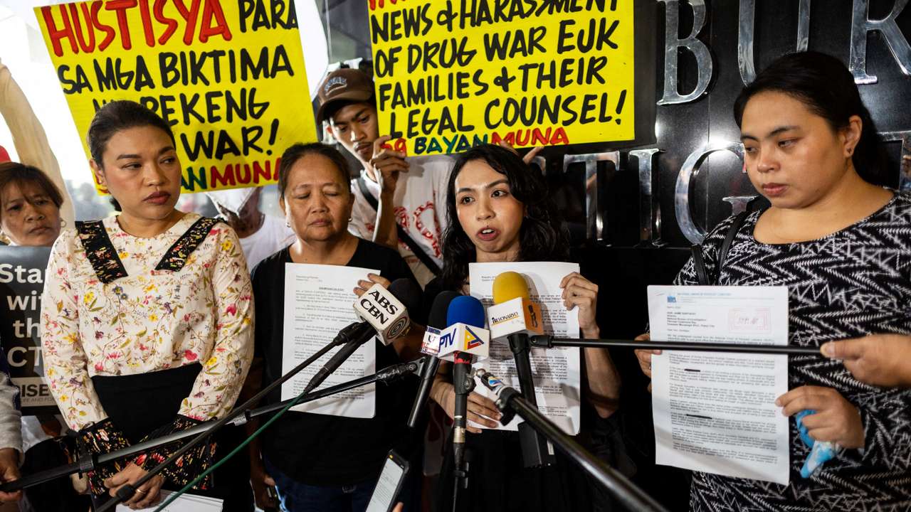 Families of Philippine drug war victims request for an investigation following online harassment post-Duterte's arrest