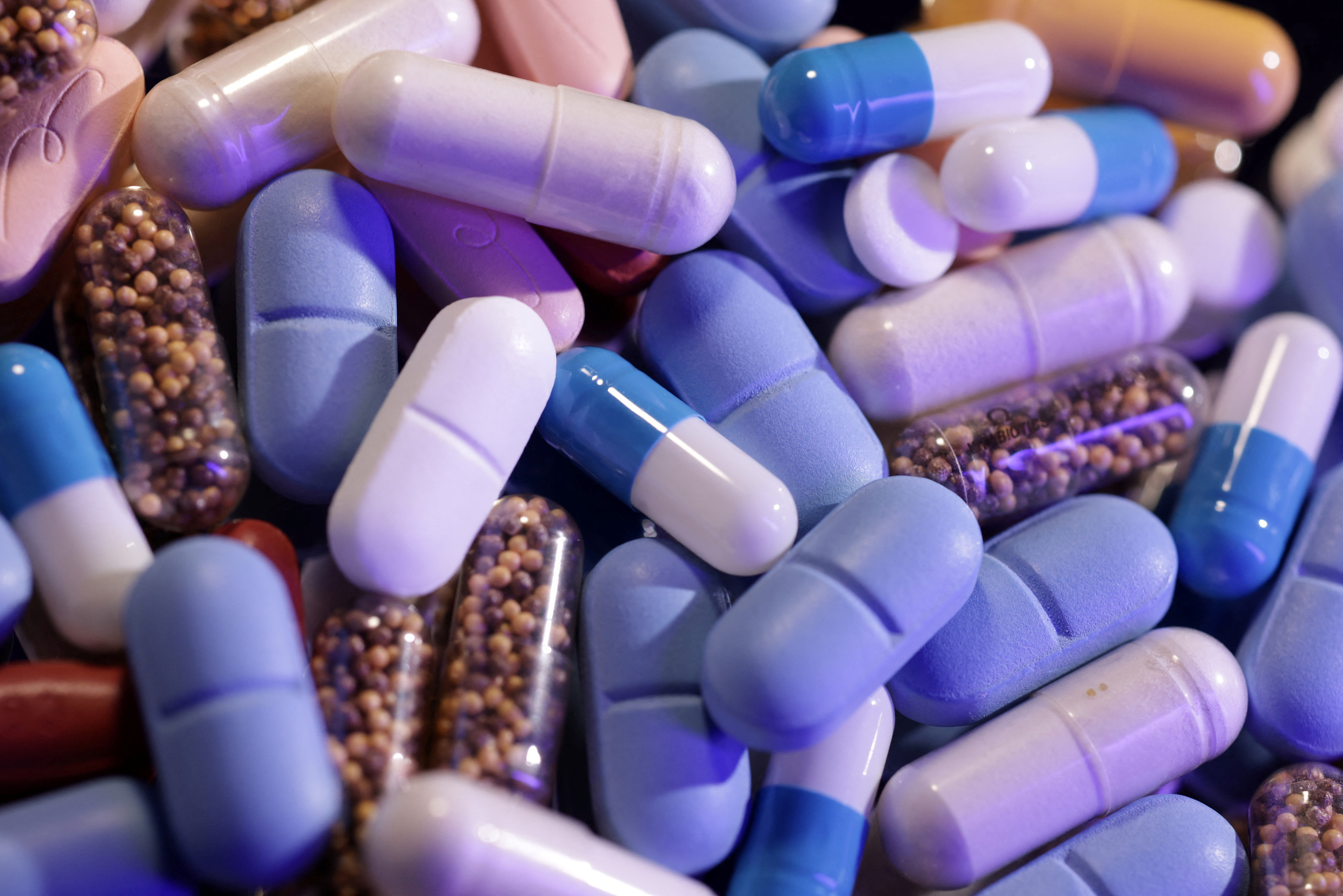 Illustration shows medicines