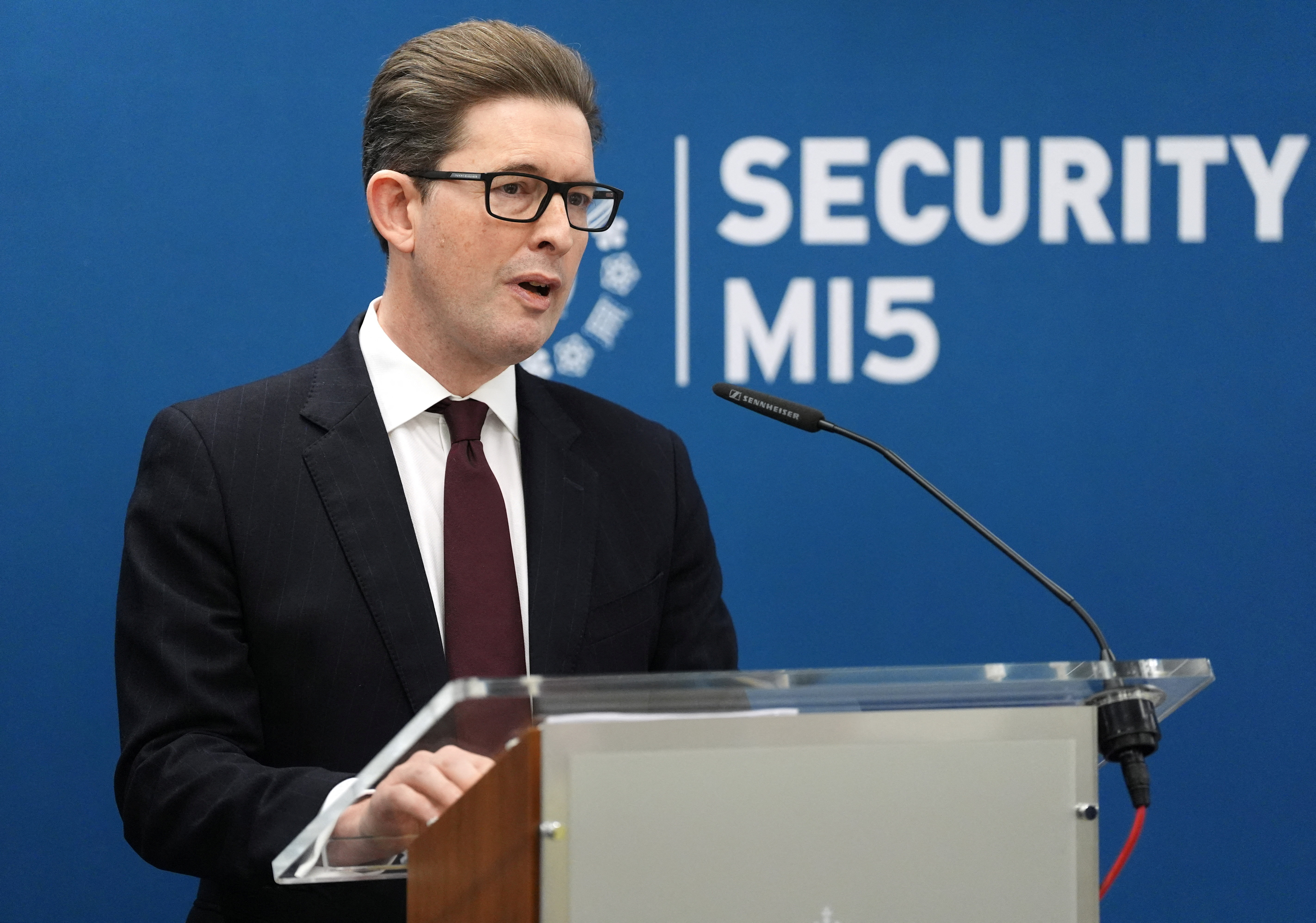 Director General of MI5 Ken McCallum delivers the annual Director General's Speech, in London