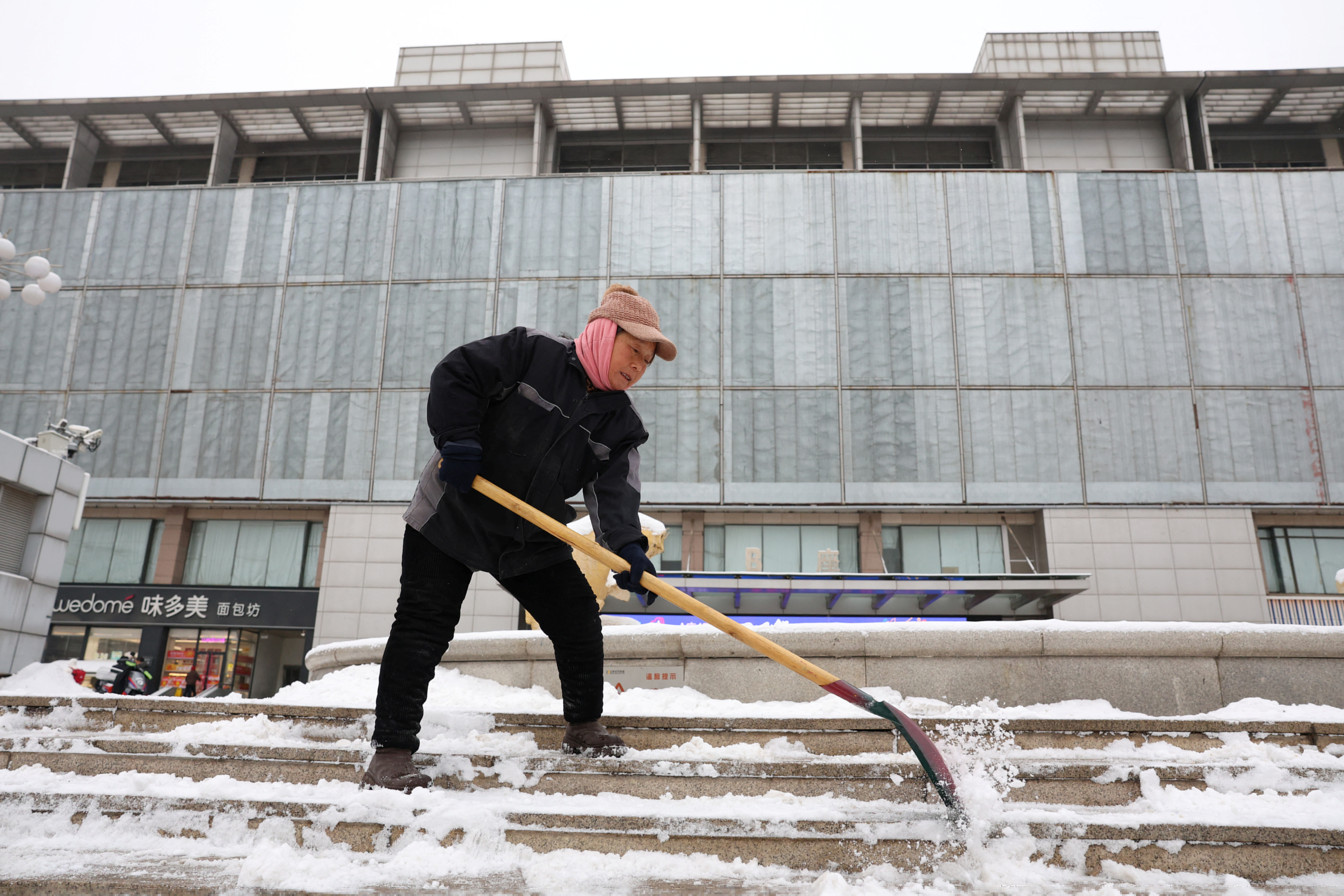 Snowfall in Beijing