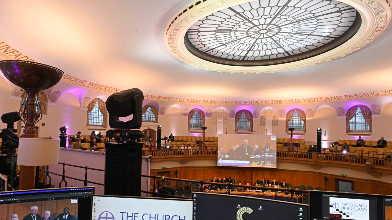 Church of England General Synod meeting in London