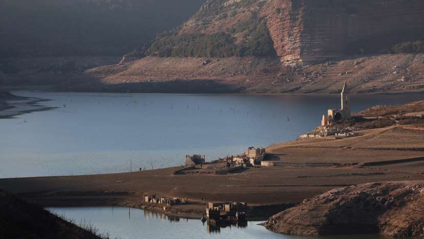 Reservoir volume plummets as Catalonia declares state of emergency over drought