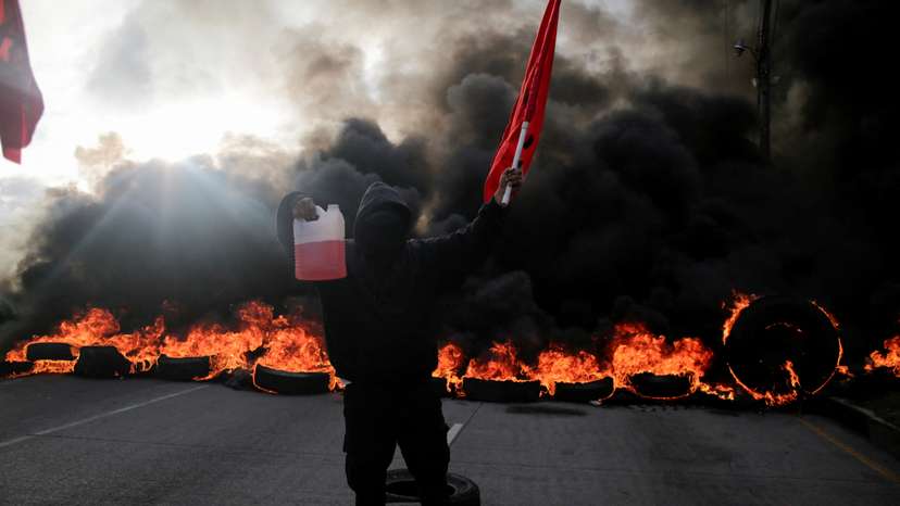 Tyre-burning protests erupt in Honduras over disputed election results