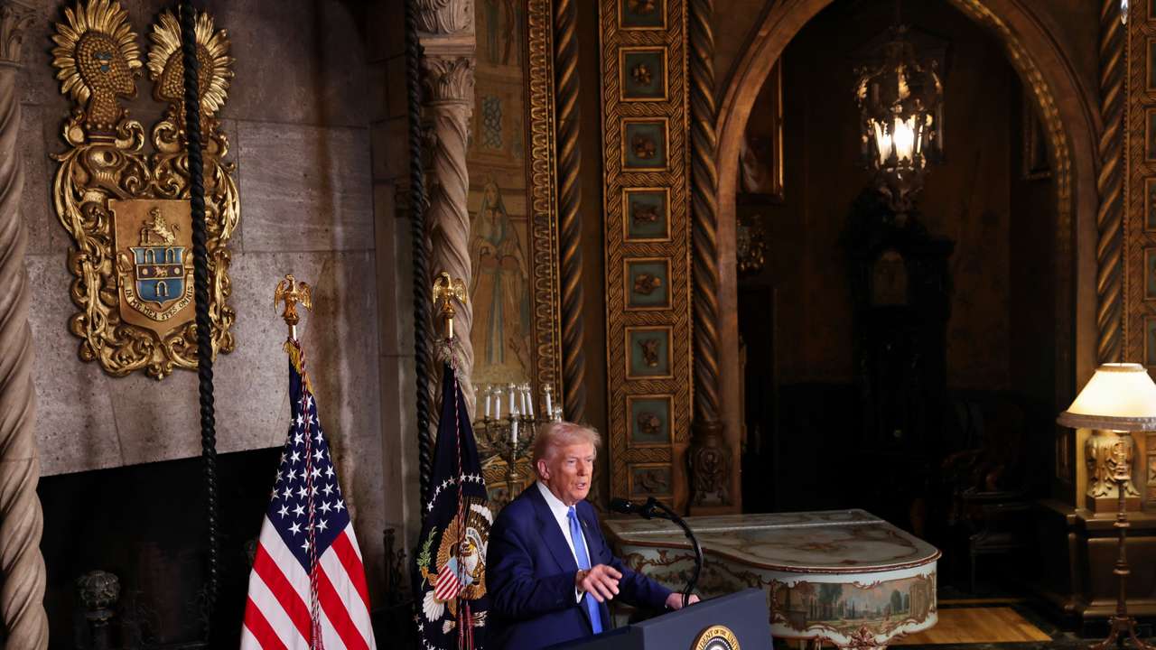 U.S. President Donald Trump, in Mar-a-Lago