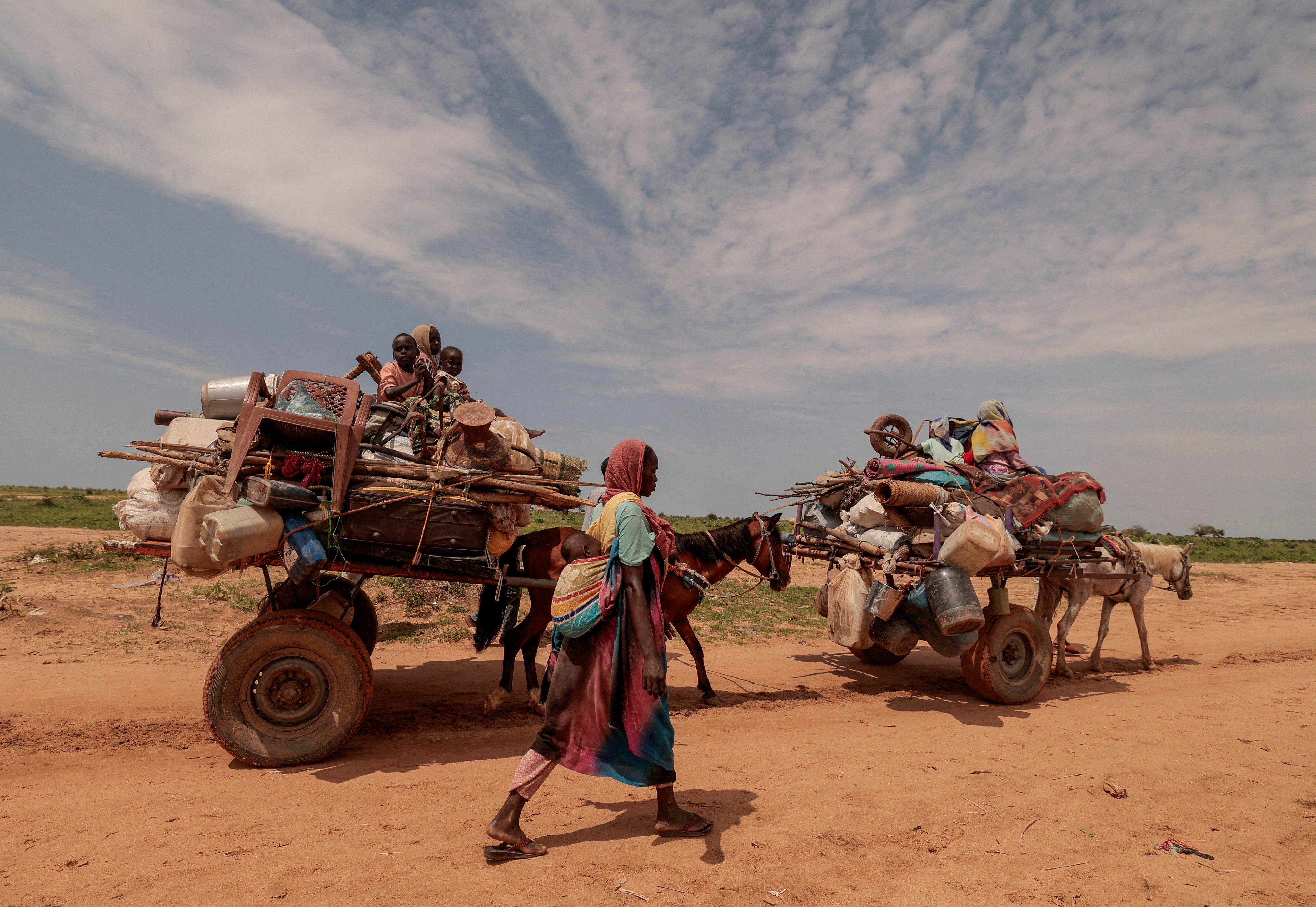 Fleeing Sudanese seek refuge in Chad