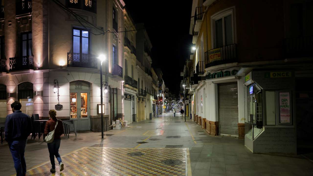 Aftermath of power outage in Ronda