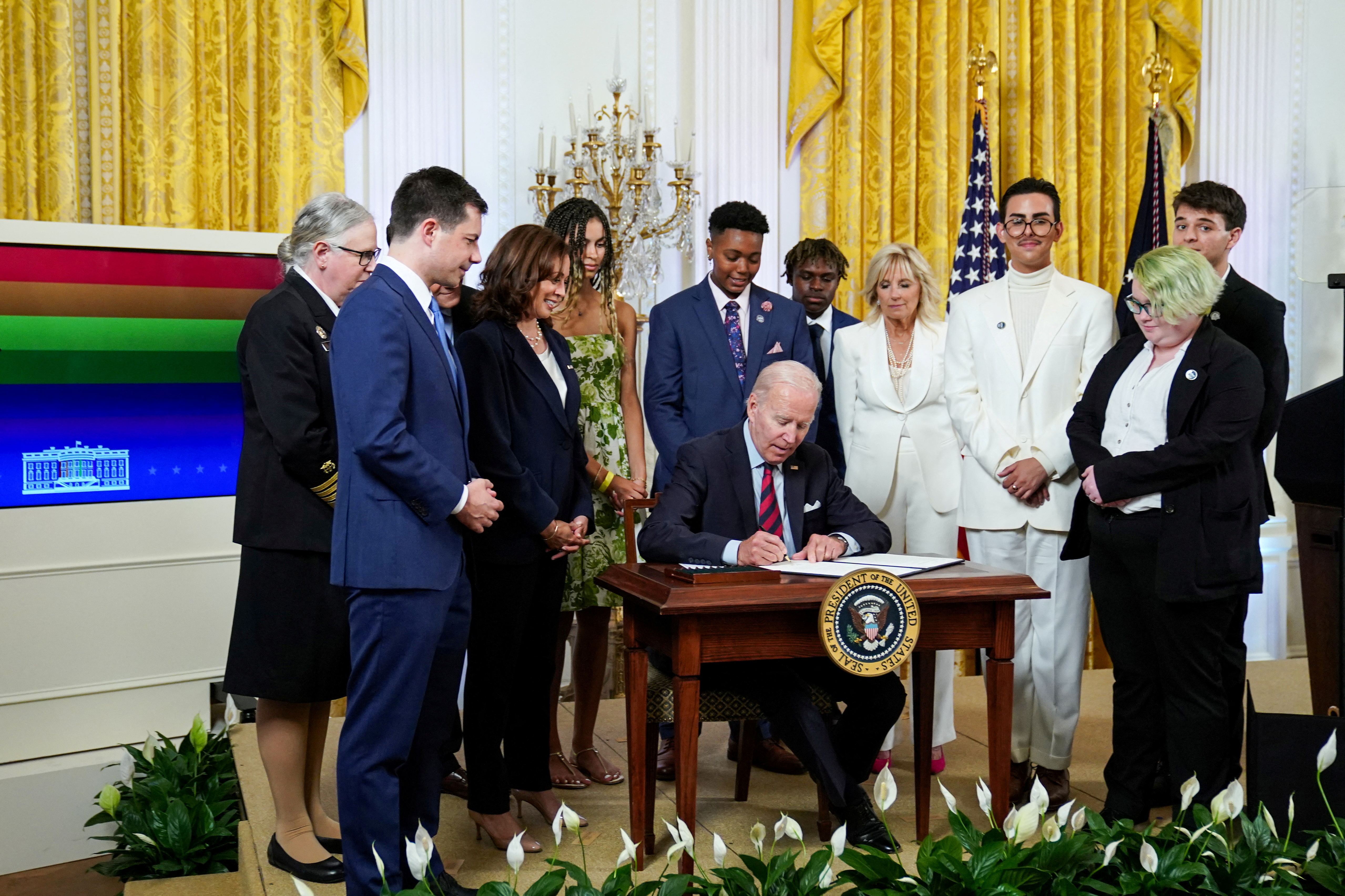 FILE PHOTO: President Biden Hosts Pride Month Event at White House in Washington
