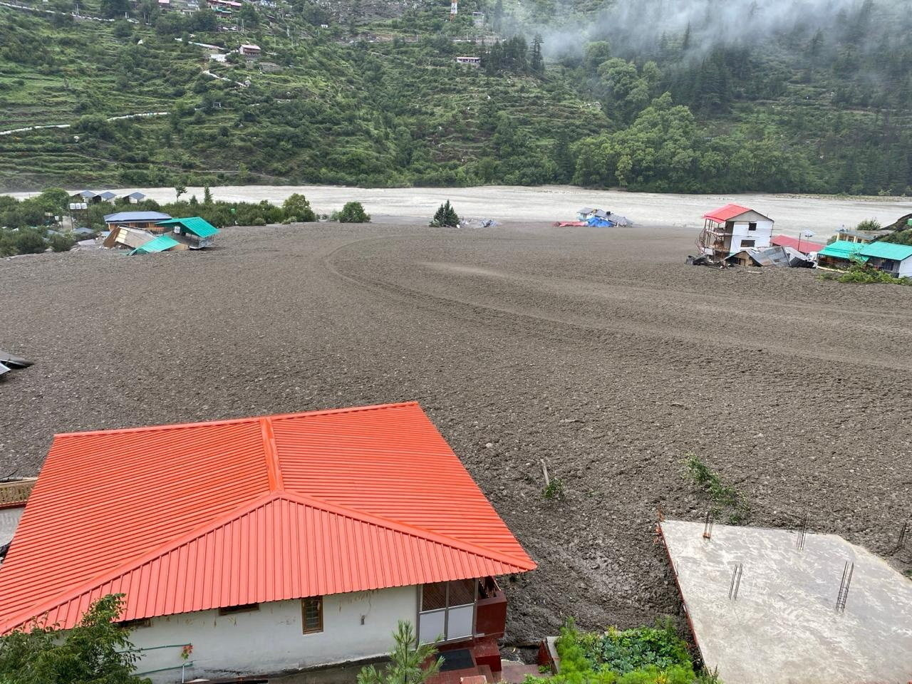 Mudslide in Dharali