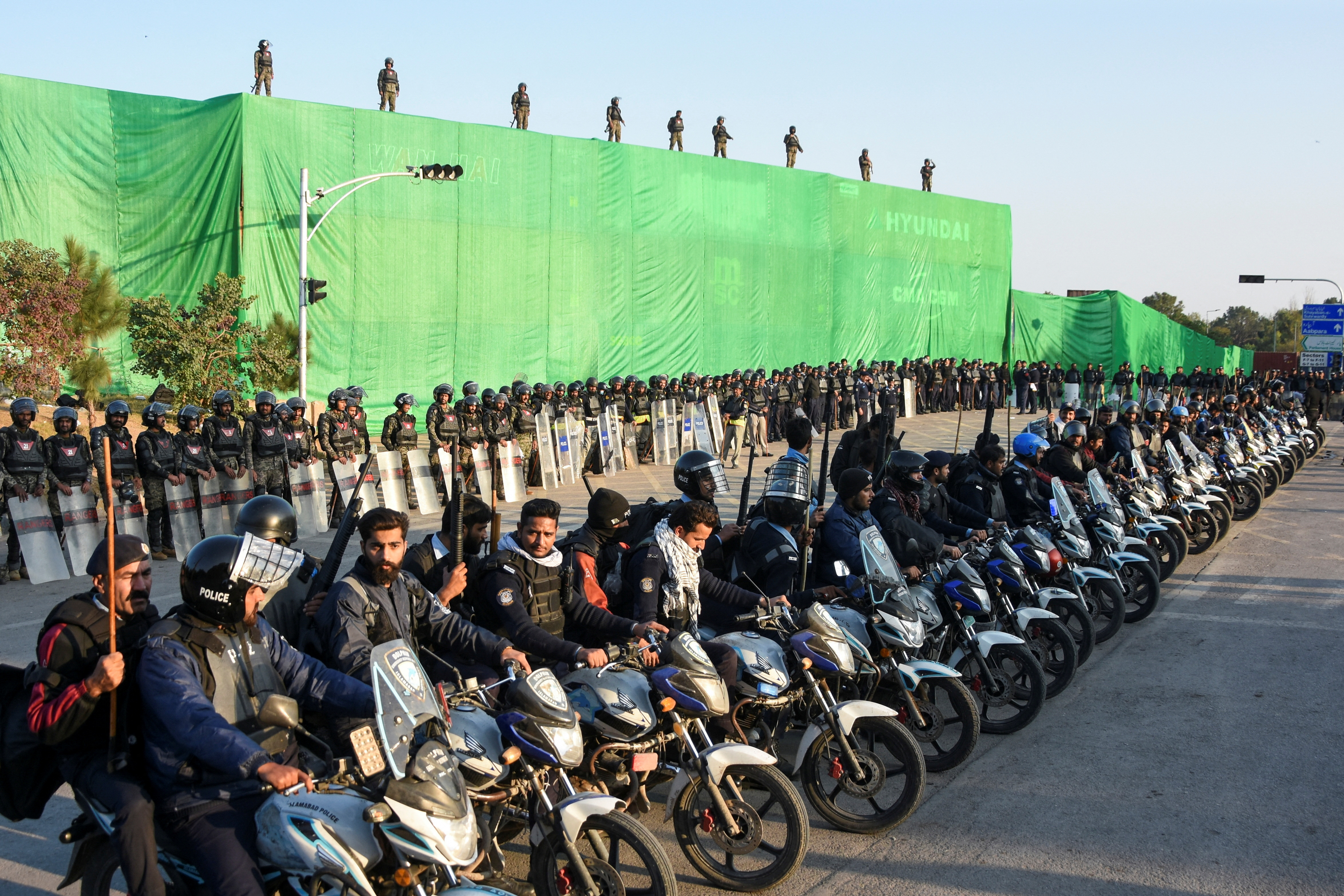 Anti-government rally by supporters of former Pakistani PM Khan's party PTI, in Islamabad