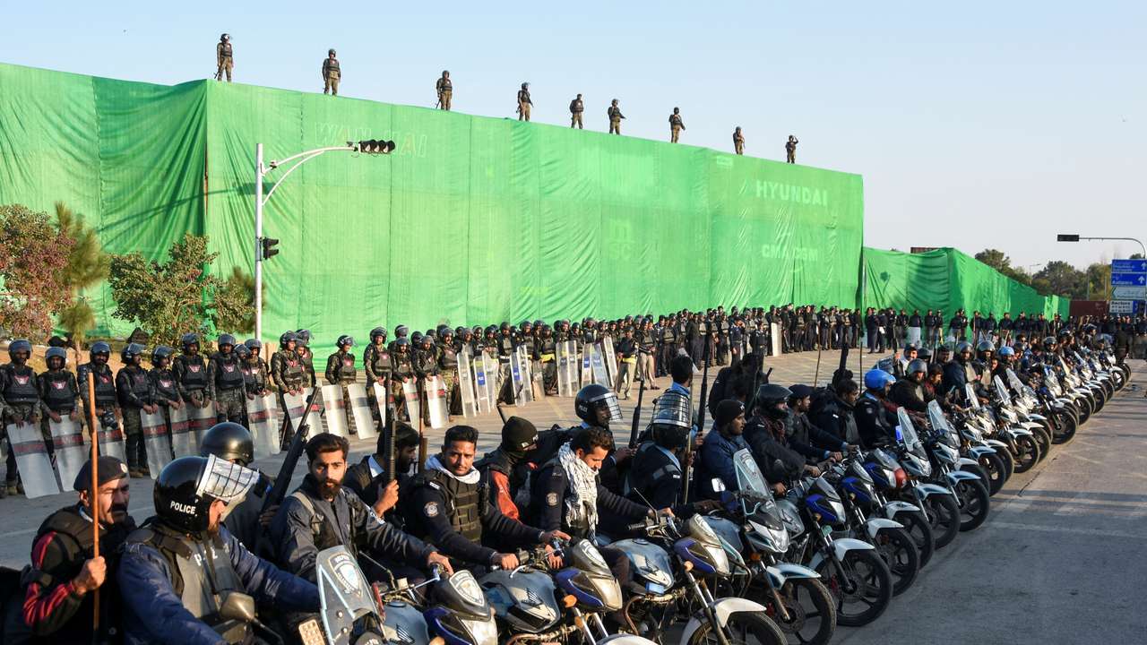 Anti-government rally by supporters of former Pakistani PM Khan's party PTI, in Islamabad