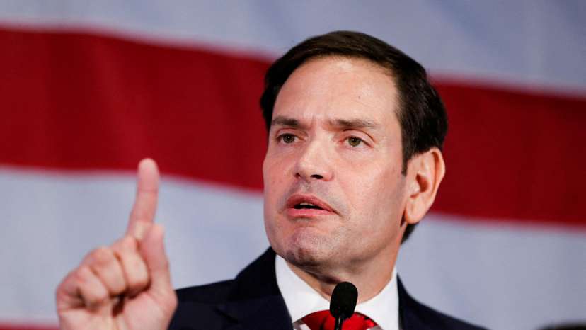 FILE PHOTO: Republican. U.S. Senator Marco Rubio appears at his U.S. midterm election night gathering in Miami