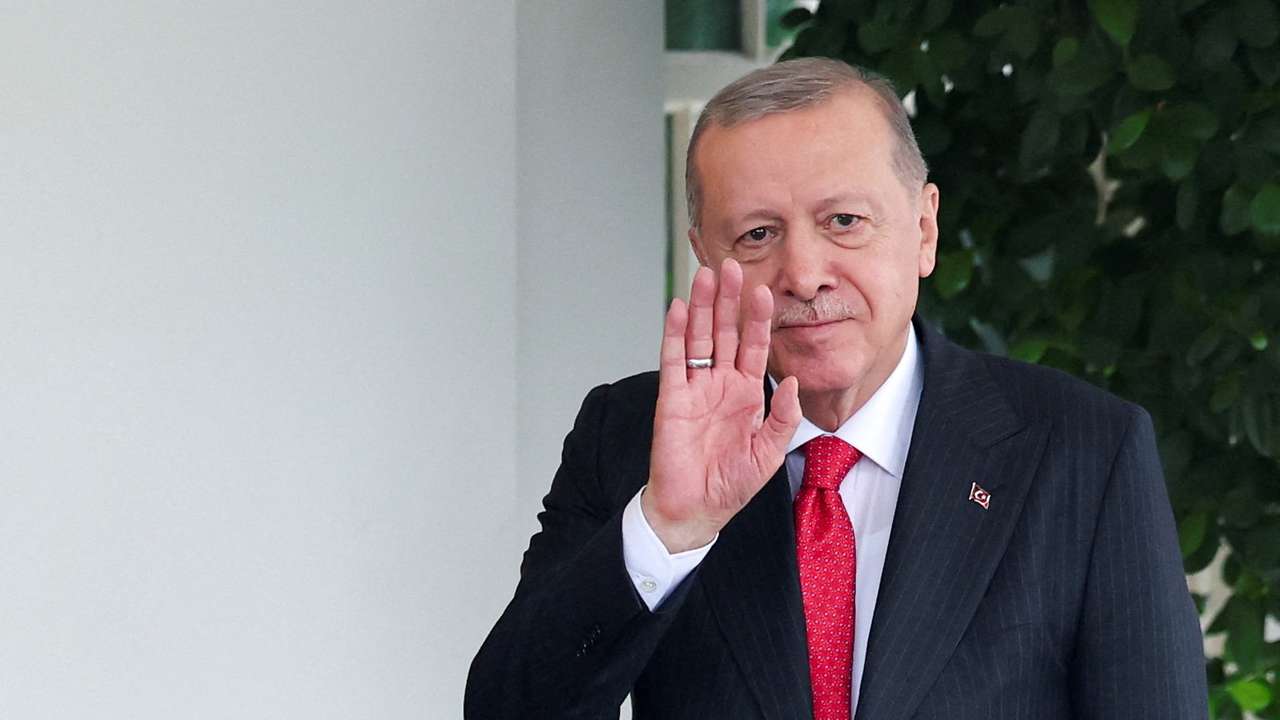 Turkey's President Erdogan visits White House, in Washington