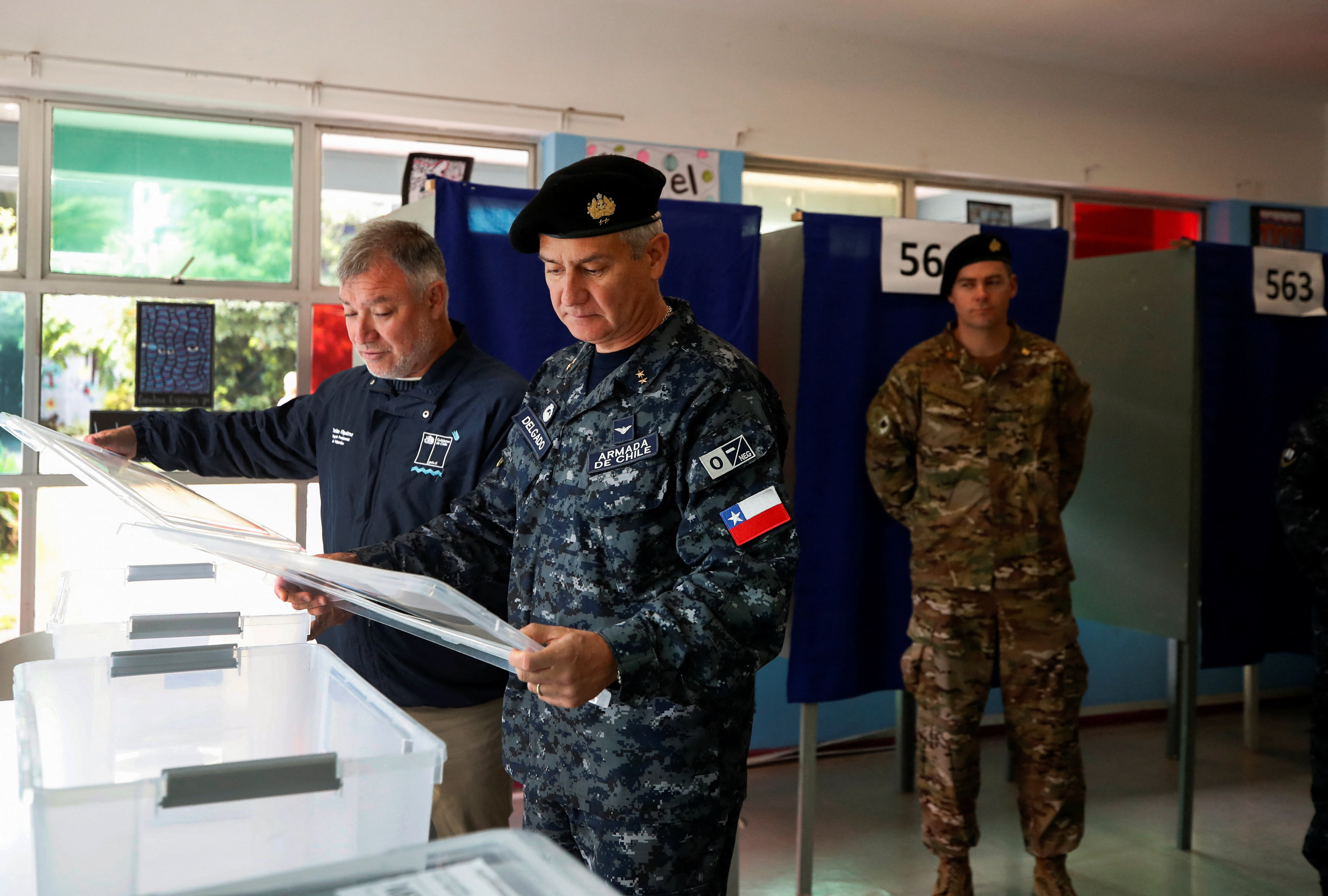 Preparations for the November 16 presidential election, in Vina del Mar