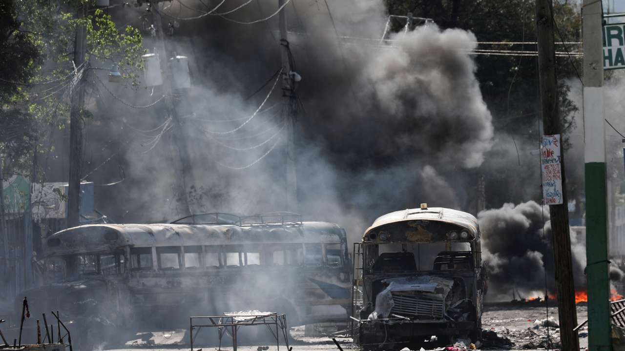 People demonstrate against the government and insecurity in Port-au-Prince