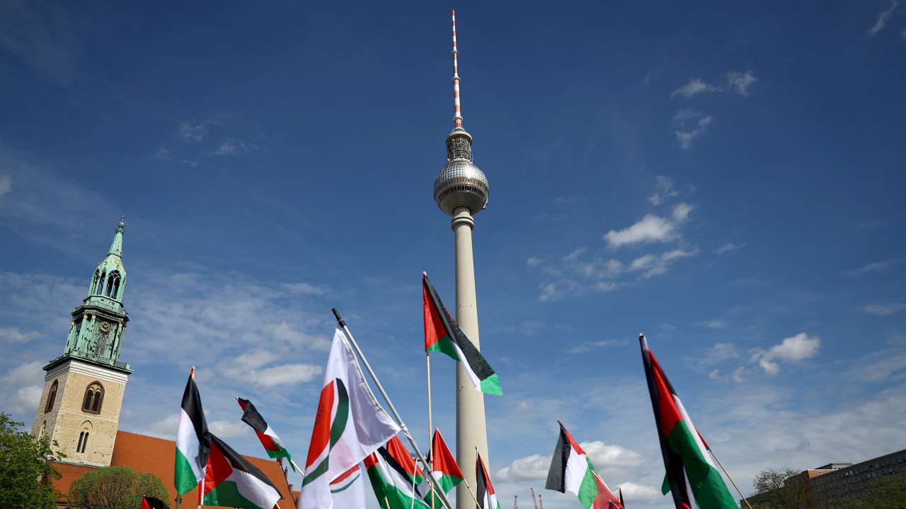 Pro-Palestinian protest in Berlin