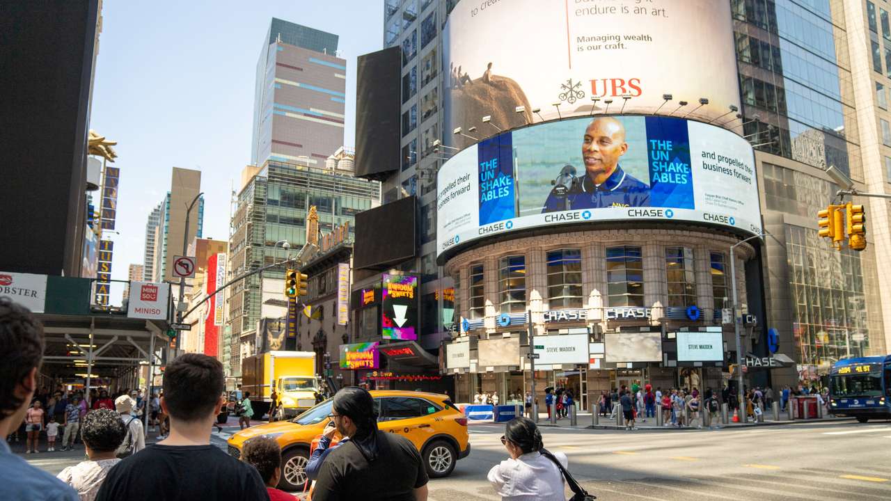 Global IT outage, in New York