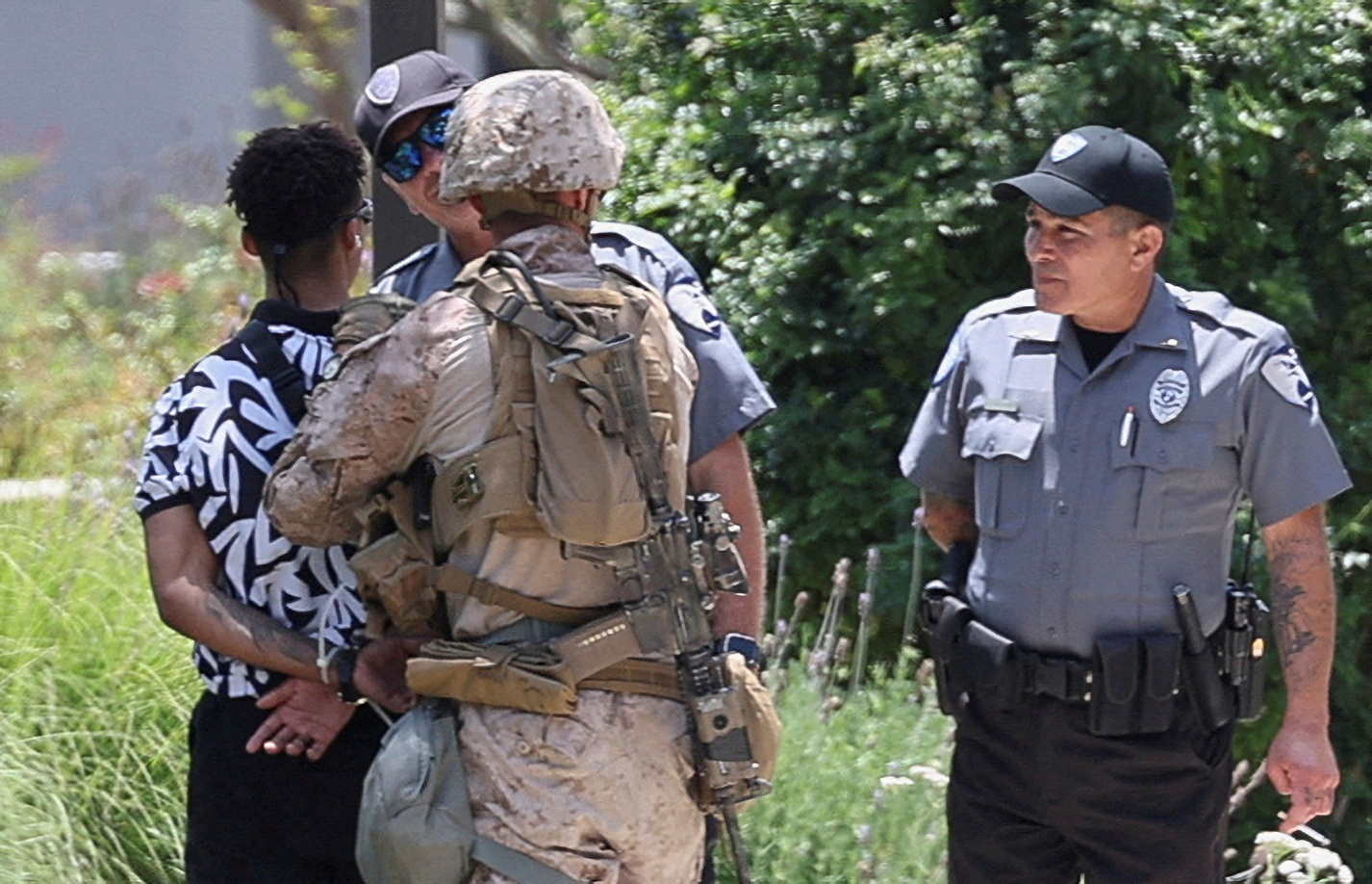 U.S. Marines deployed to Los Angeles as protests against federal immigration sweeps continue