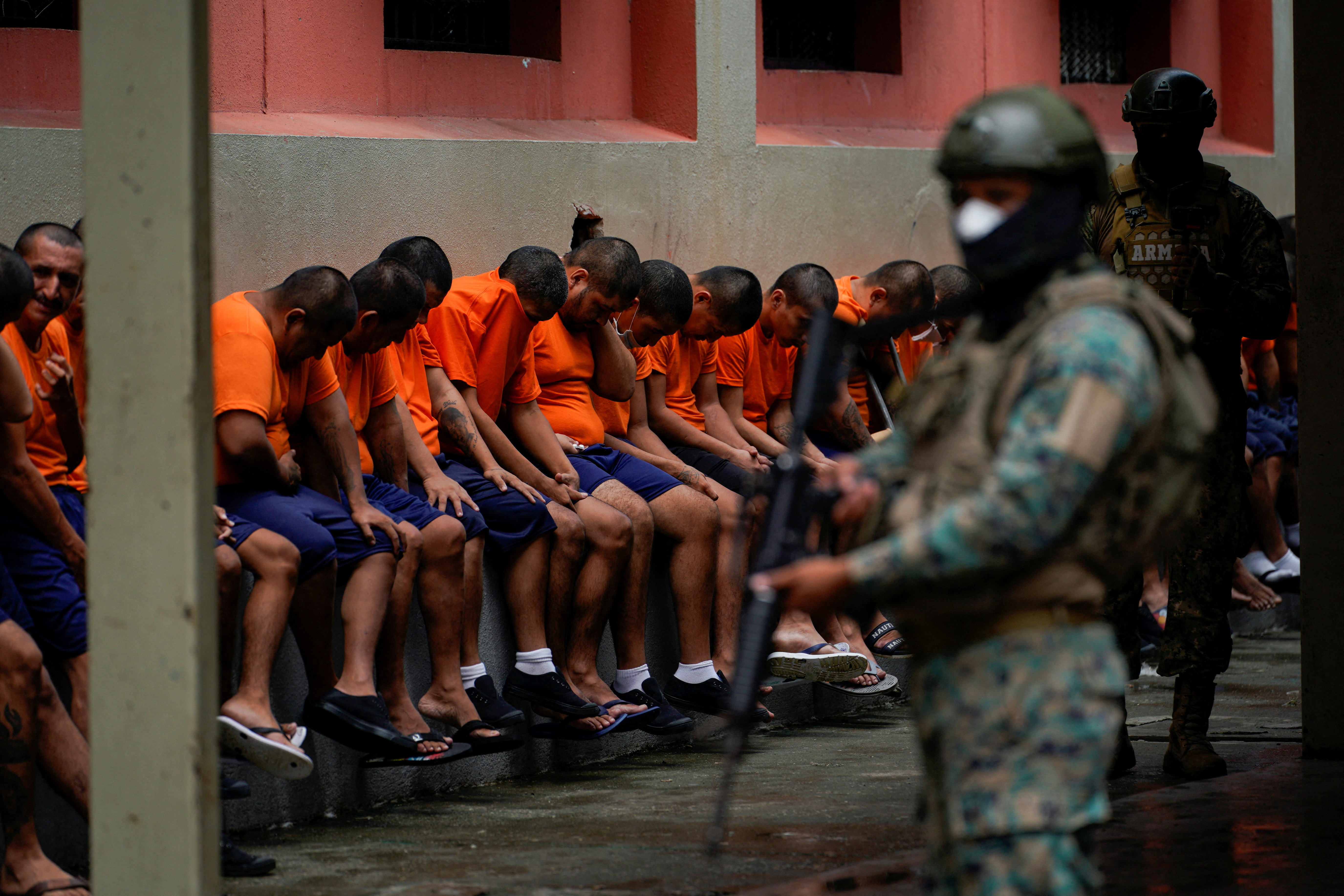 FILE PHOTO: Media tour at the Litoral militarized prison, in Guayaquil