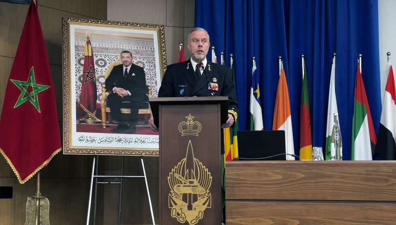 nATO cHAIR VISITS MOROCCO ADMIRAL BAUER