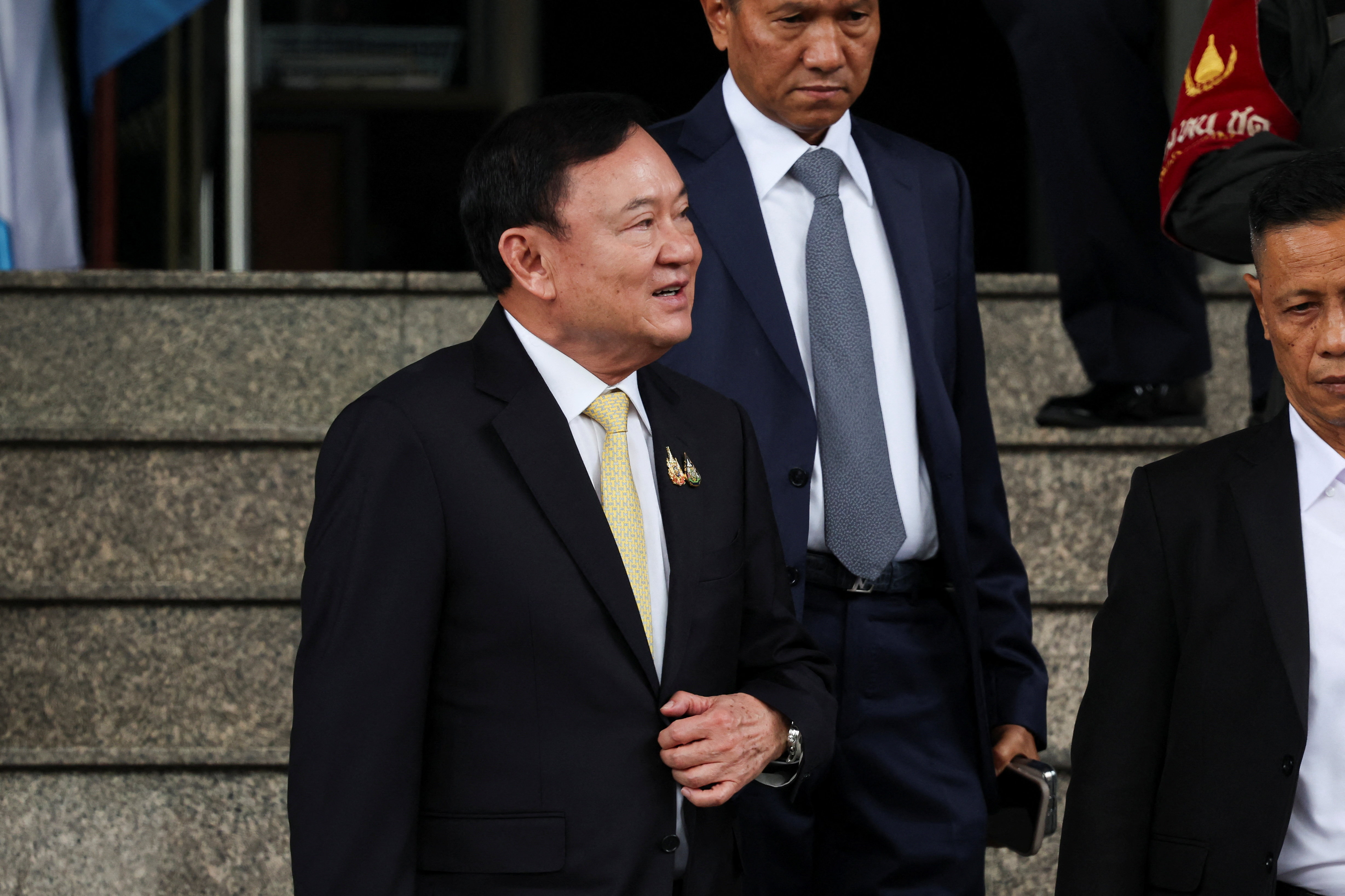 Thai court hands down verdict on former Prime Minister Thaksin Shinawatra's royal insult case in Bangkok