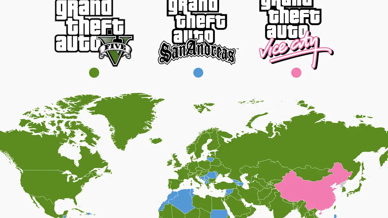 GTA V dominates global search interest as Grand Theft Auto VI nears release