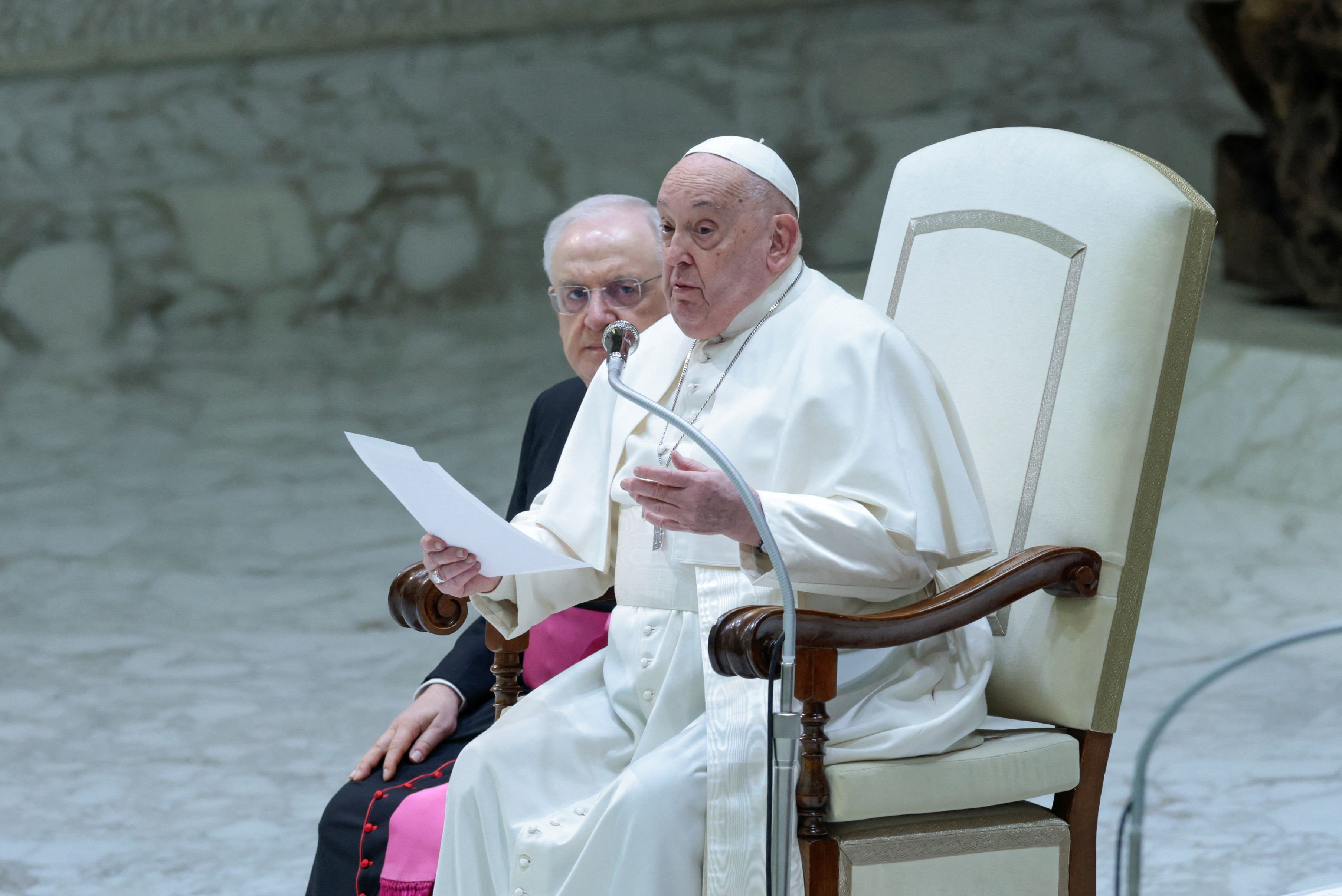 Pope Francis holds weekly audience, at the Vatican