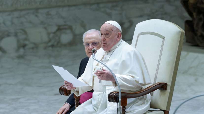 Pope Francis holds weekly audience, at the Vatican