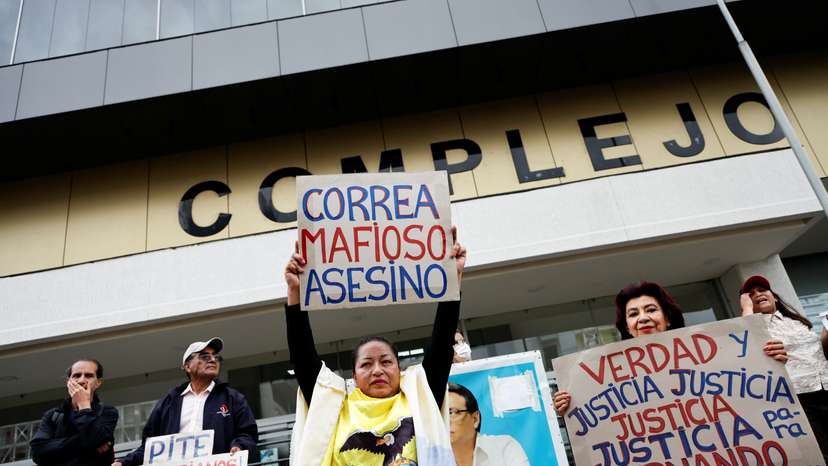Ecuador court sentences five people in candidate murder
