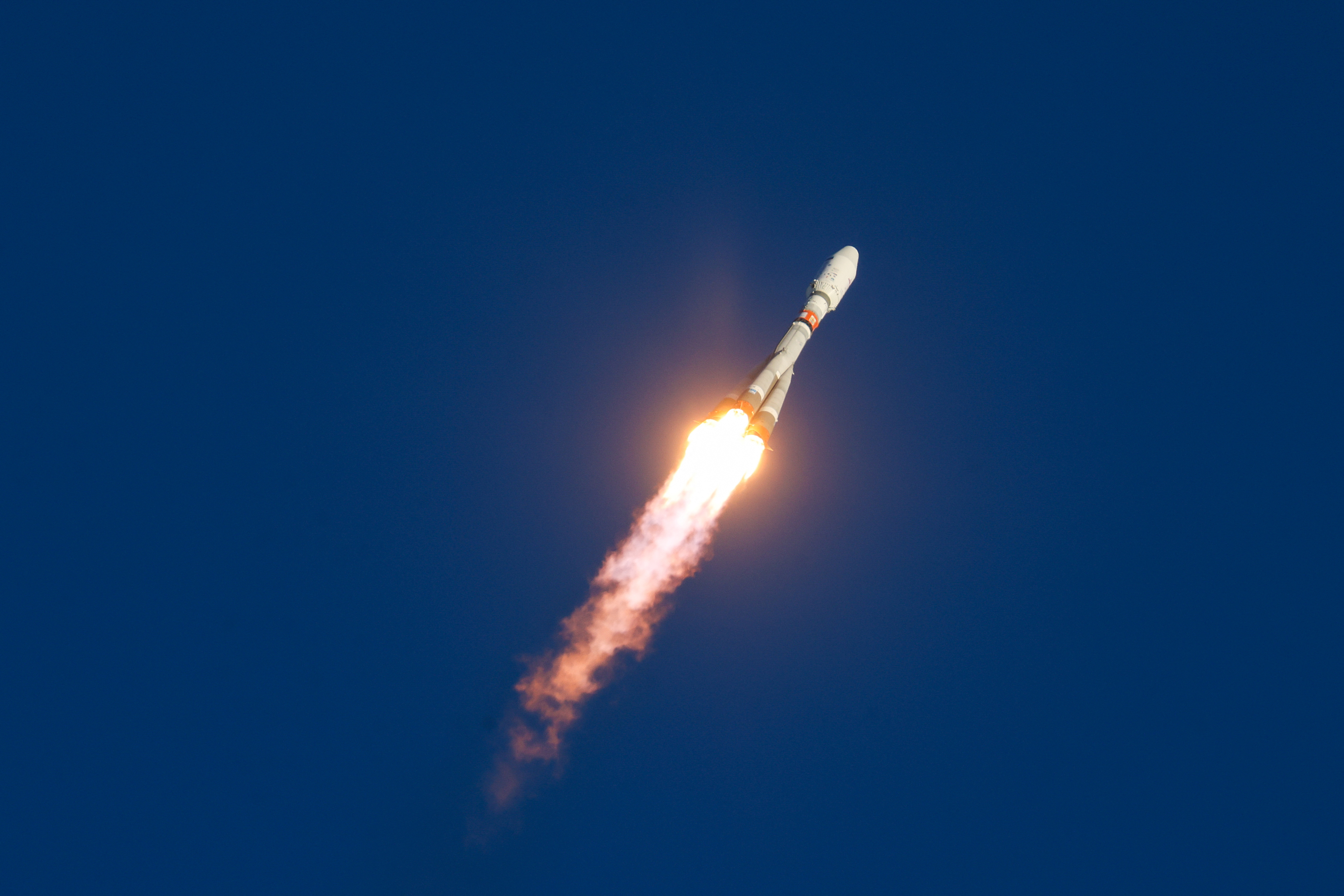 Russia launches Soyuz rocket with dozens of satellites