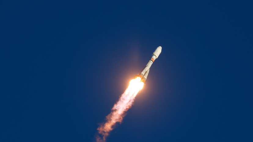 Russia launches Soyuz rocket with dozens of satellites