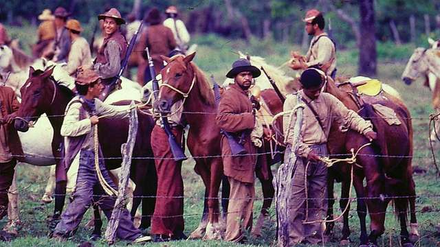 Cena da minissérie 'Grande Sertão', da Rede Globo, exibida originalmente em 1985.