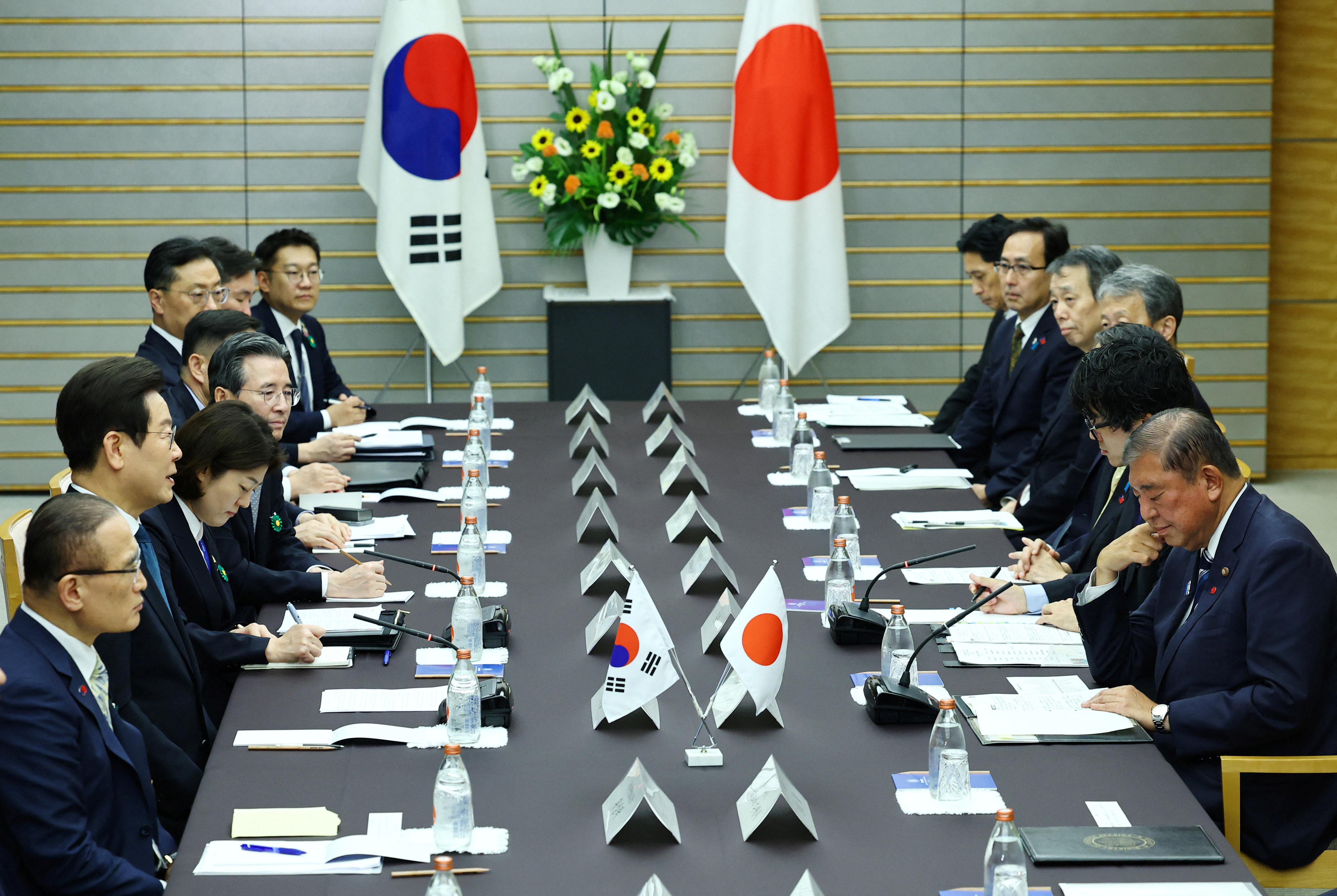 South Korea's President Lee Jae Myung meets Japan’s Prime Minister Shigeru Ishiba in Tokyo