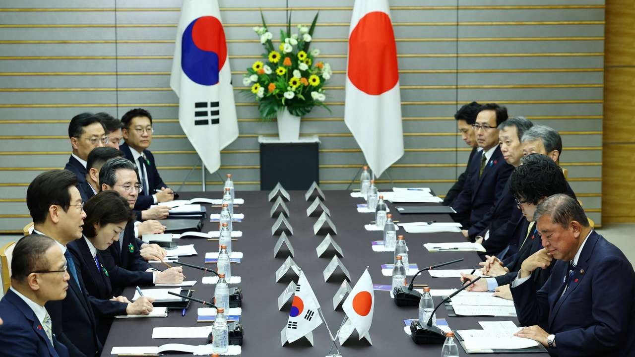 South Korea's President Lee Jae Myung meets Japan’s Prime Minister Shigeru Ishiba in Tokyo