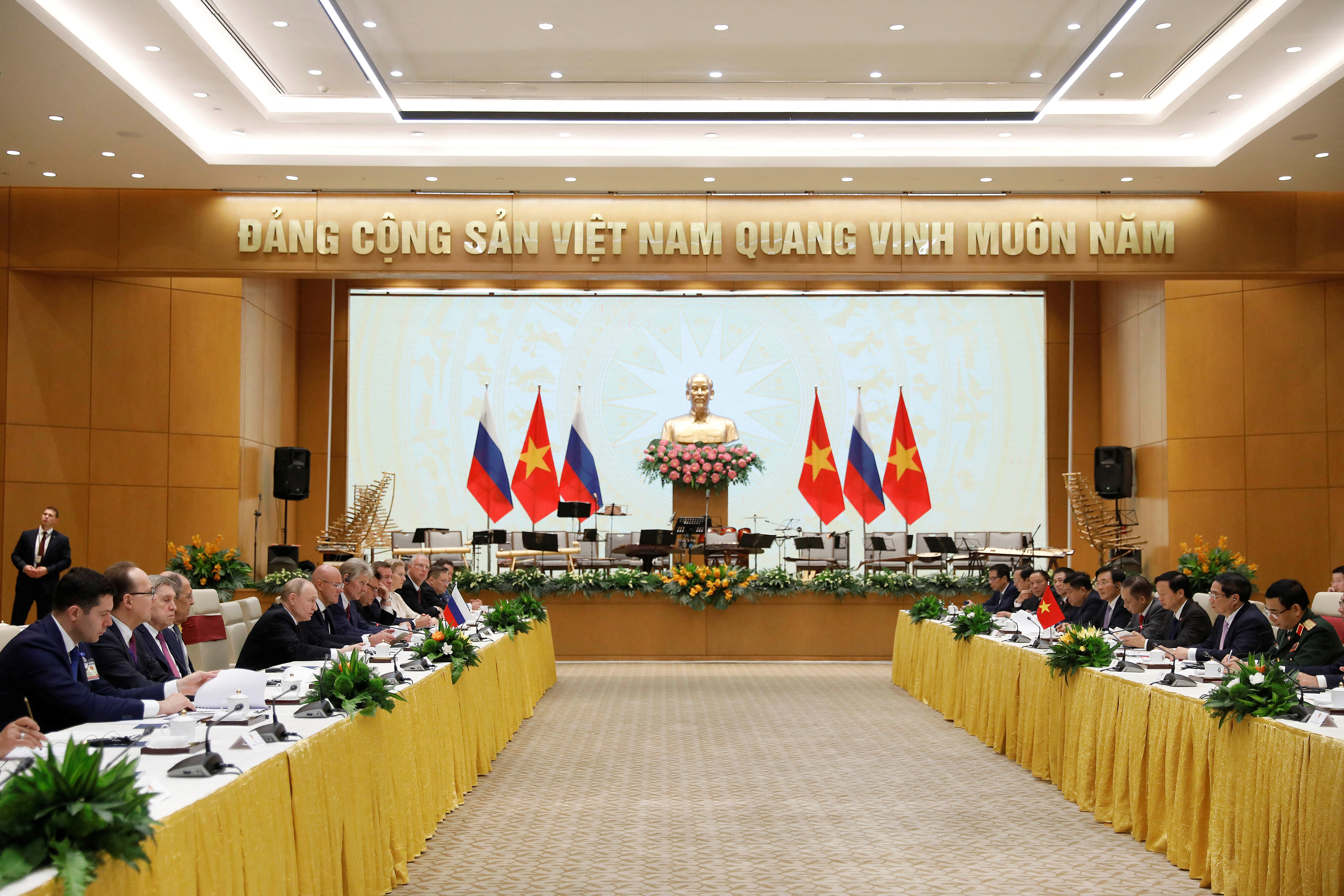 Russia's President Putin visits Vietnam
