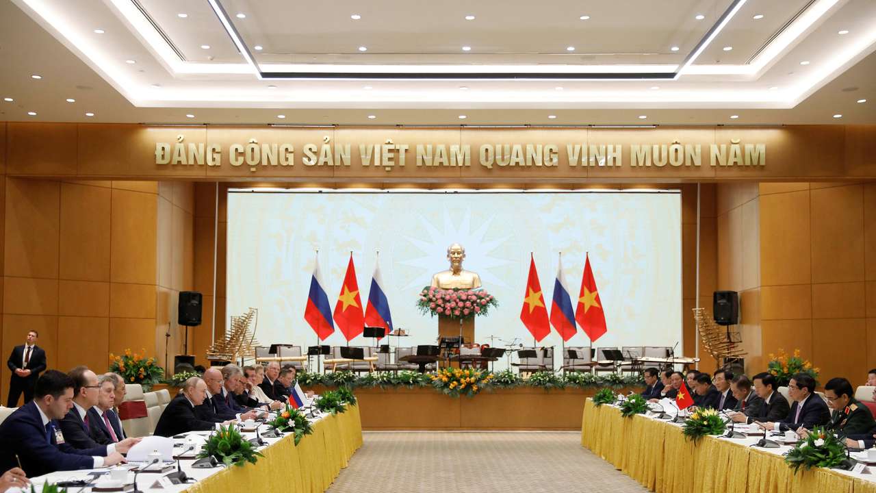 Russia's President Putin visits Vietnam