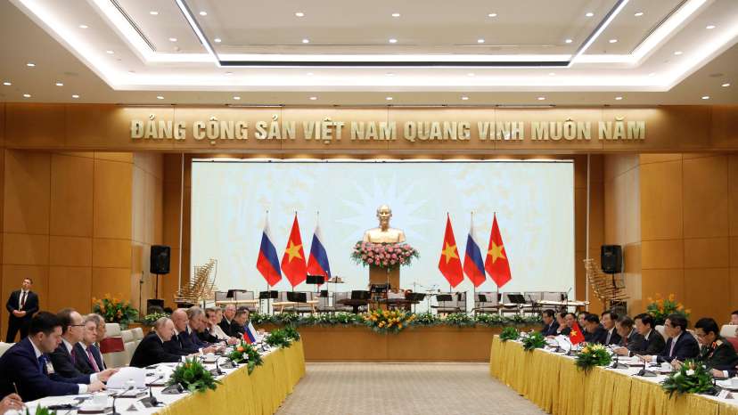 Russia's President Putin visits Vietnam