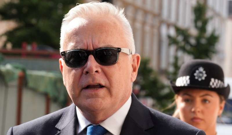 Court hearing as ex-BBC news presenter Huw Edwards charged with indecent child picture crimes, in London