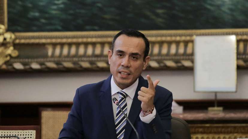 Peruvian President Jeri addresses Congress over undisclosed meetings, in Lima