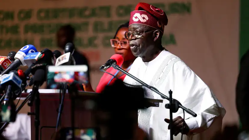 FILE PHOTO: The Independent National Electoral Commission declares Bola Tinubu winner of Nigeria's 2023 presidential elections in Abuja