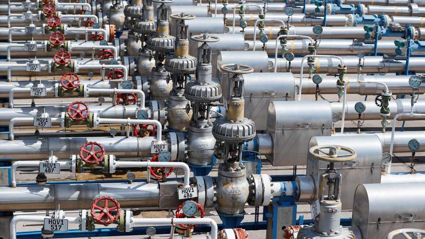 General view of Zsana Storage Site in Zsana