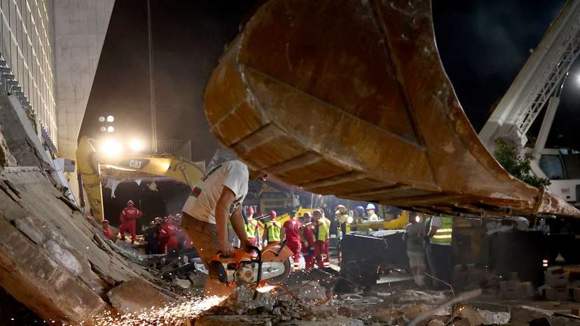 FILE PHOTO: Railway station roof collapsed in Novi Sad