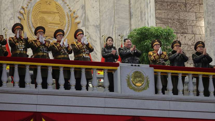 Military parade to commemorate the Ninth Congress of the ruling Workers' Party of Korea (WPK) in Pyongyang