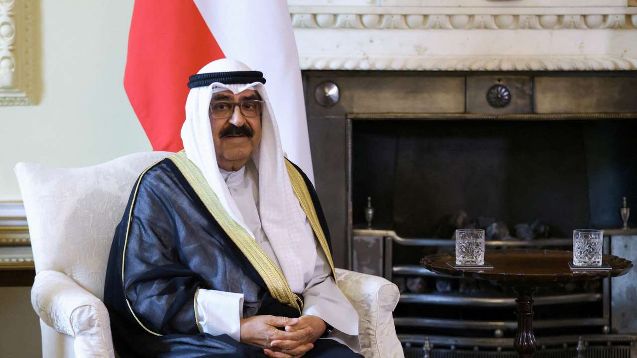 FILE PHOTO: Britain's Prime Minister Sunak meets Kuwait's Crown Prince