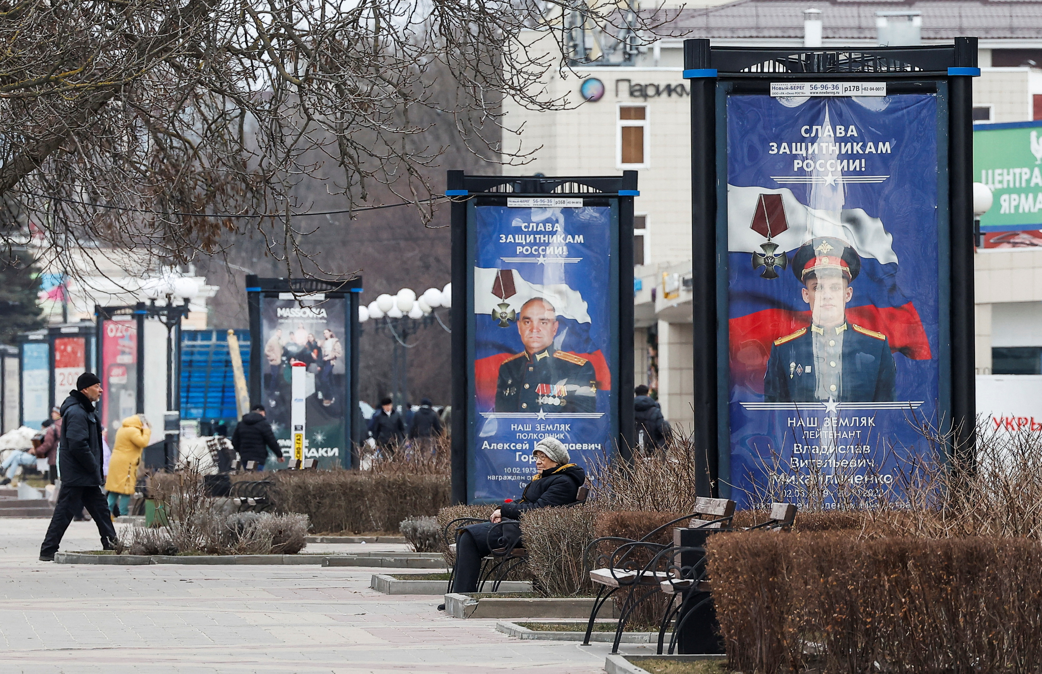 Russia's frontline city of Belgorod ahead of presidential election