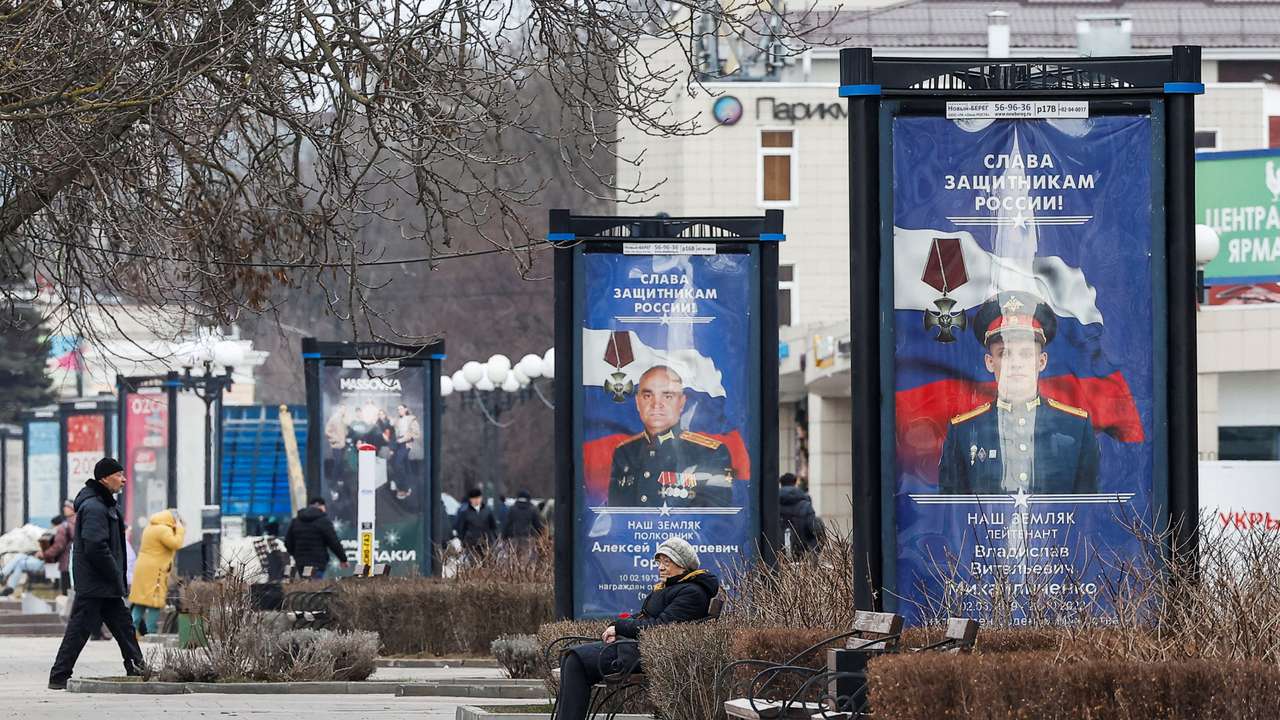 Russia's frontline city of Belgorod ahead of presidential election