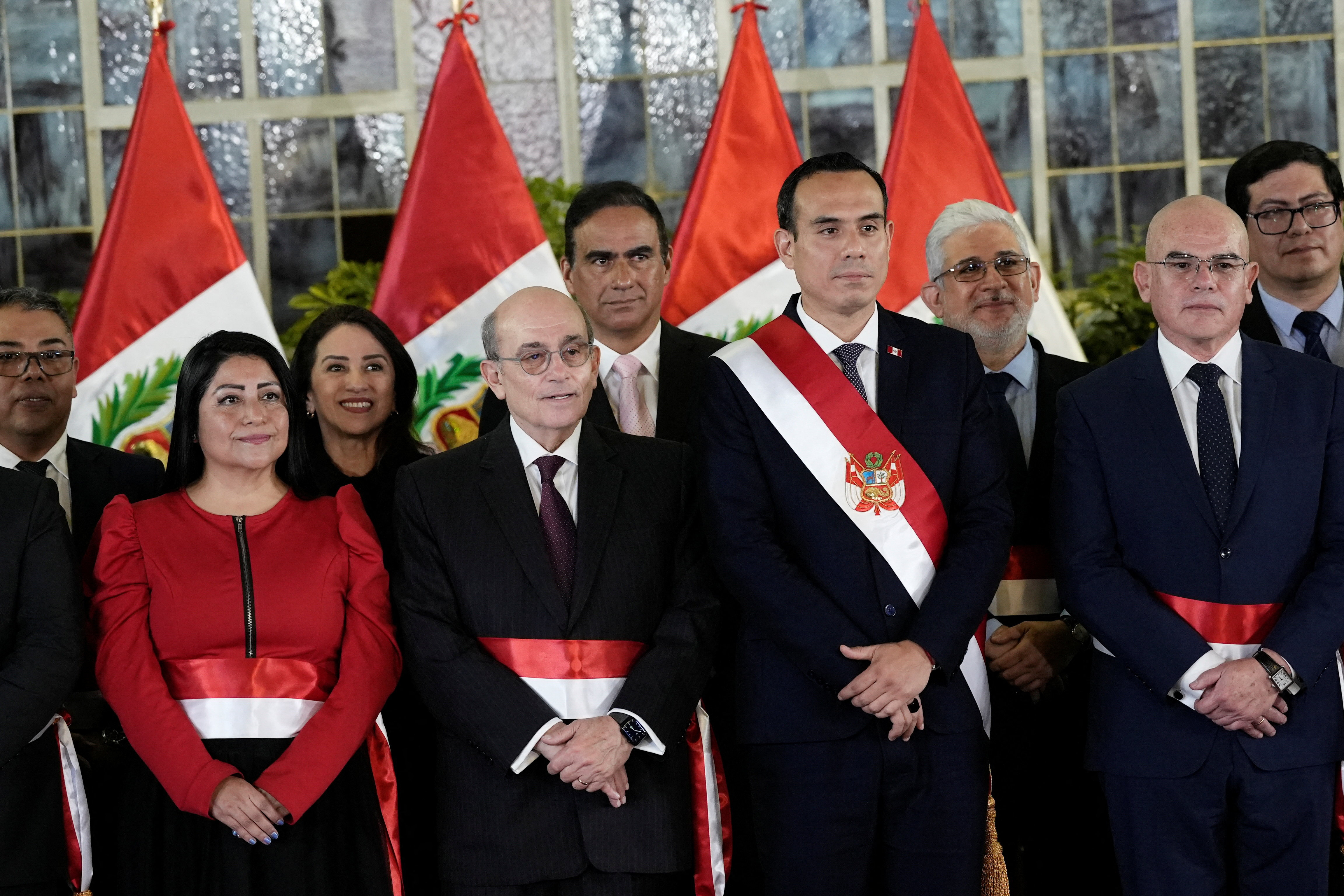 Peru's new President Jose Jeri presents his new cabinet, in Lima