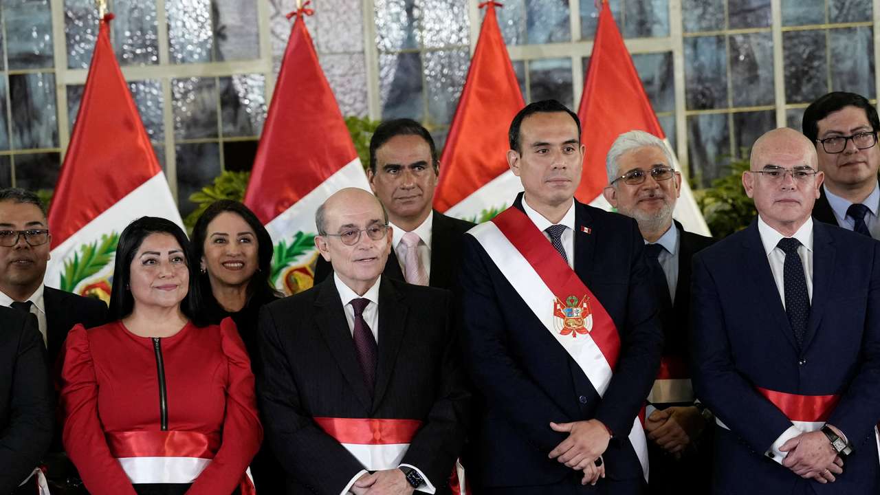 Peru's new President Jose Jeri presents his new cabinet, in Lima
